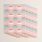 Colorful retro coffee cup art pattern Wrapping Paper Gallery Image 3