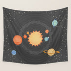 Our Solar System Wall Tapestry Gallery Image 4