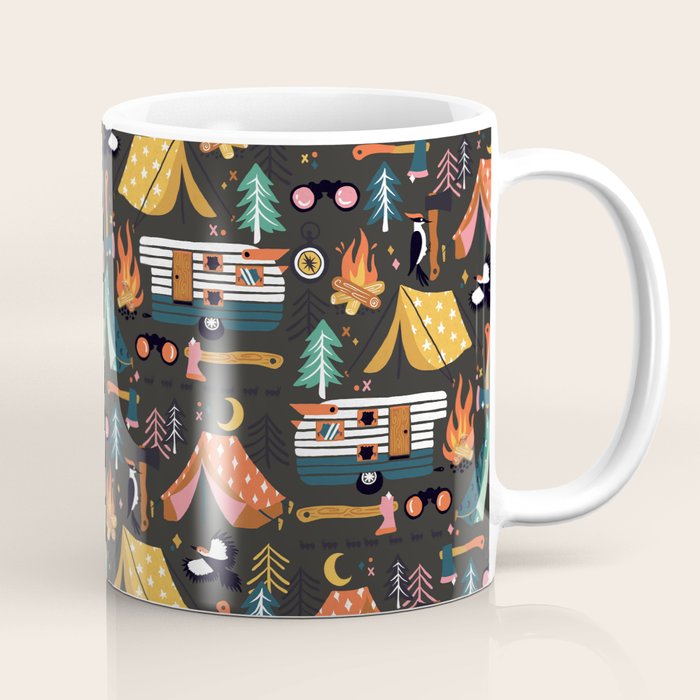 Camping Kit - Charcoal Coffee Mug Gallery Image 1