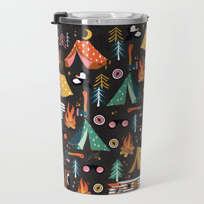 Camping Kit - Charcoal Travel Mug Gallery Image 3
