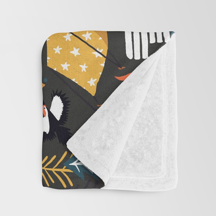 Camping Kit - Charcoal Throw Blanket Gallery Image 3