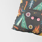Camping Kit - Charcoal Pillow Sham Gallery Image 4