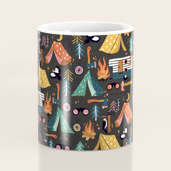 Camping Kit - Charcoal Coffee Mug Gallery Image 4