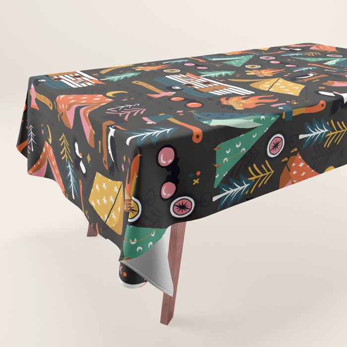 Camping Kit - Charcoal Tablecloth Gallery Image 1