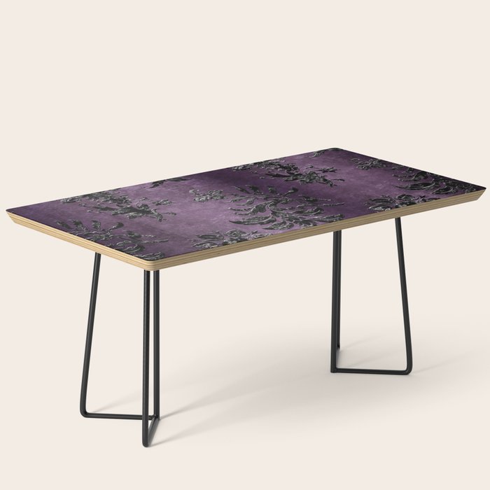 Embossed Black Velvet 03 Coffee Table Gallery Image 1