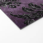 Embossed Black Velvet 03 Welcome Mat Gallery Image 2