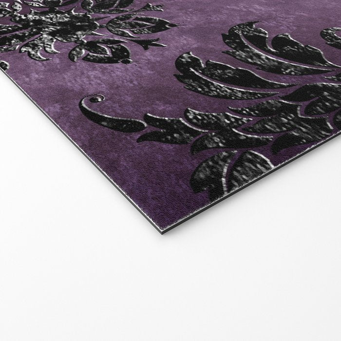 Embossed Black Velvet 03 Welcome Mat Gallery Image 2