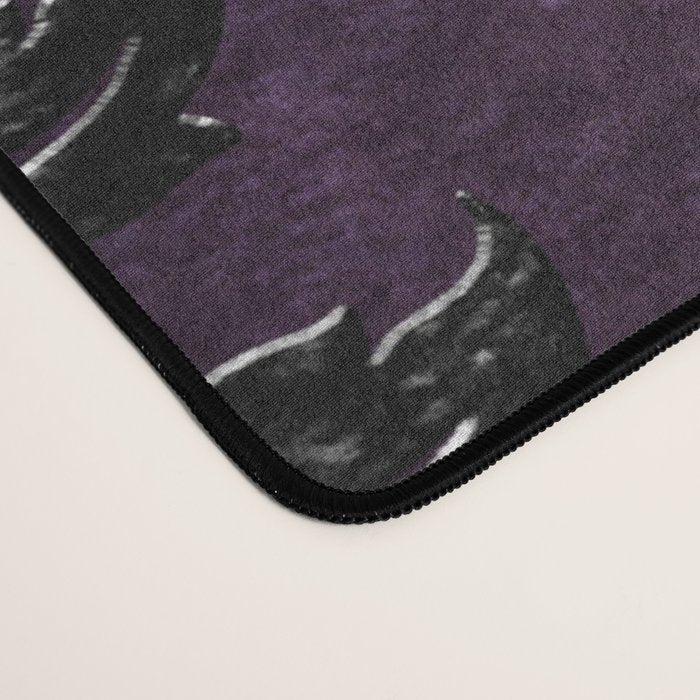 Embossed Black Velvet 03 Desk Mat Gallery Image 4