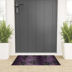 Embossed Black Velvet 03 Welcome Mat Gallery Image 3