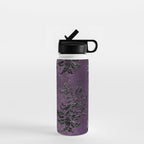 Embossed Black Velvet 03 Water Bottle Gallery Image 1