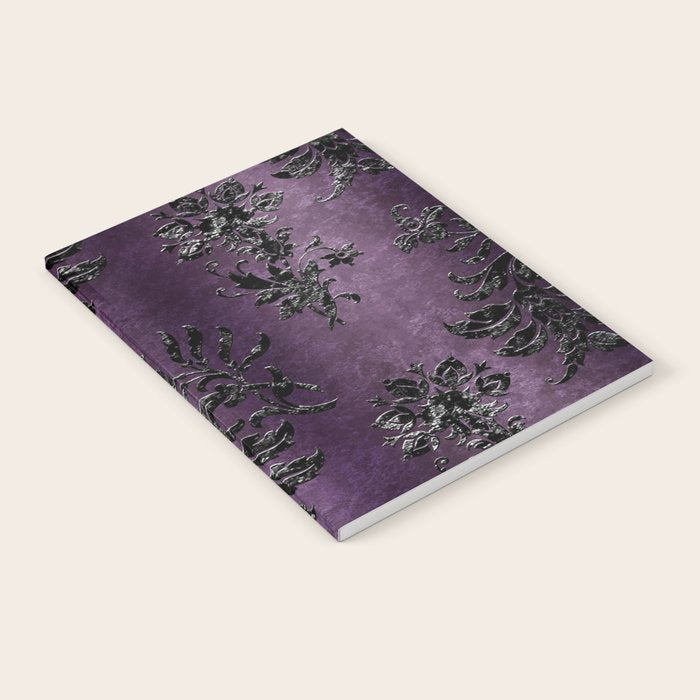 Embossed Black Velvet 03 Notebook Gallery Image 1