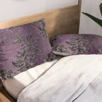 Embossed Black Velvet 03 Pillow Sham Gallery Image 2