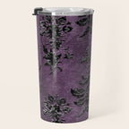 Embossed Black Velvet 03 Travel Mug Gallery Image 3