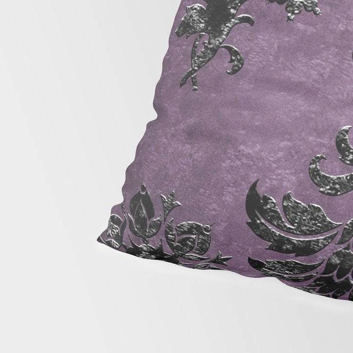 Embossed Black Velvet 03 Pillow Sham Gallery Image 4