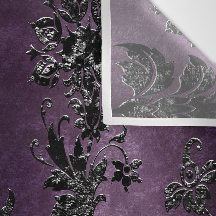 Embossed Black Velvet 03 Wall Tapestry Gallery Image 3