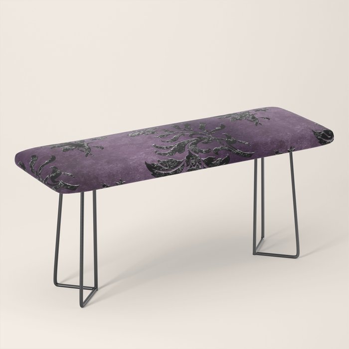 Embossed Black Velvet 03 Bench Gallery Image 1
