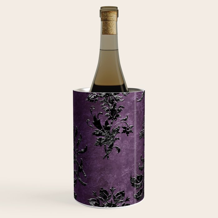 Embossed Black Velvet 03 Wine Chiller Gallery Image 3