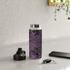 Embossed Black Velvet 03 Water Bottle Gallery Image 4