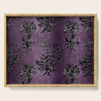 Embossed Black Velvet 03 Serving Tray Gallery Image 1