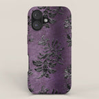 Embossed Black Velvet 03 iPhone Case Gallery Image 1