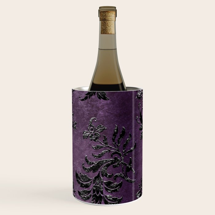 Embossed Black Velvet 03 Wine Chiller Gallery Image 1