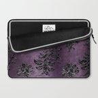 Embossed Black Velvet 03 Laptop Sleeve Gallery Image 2