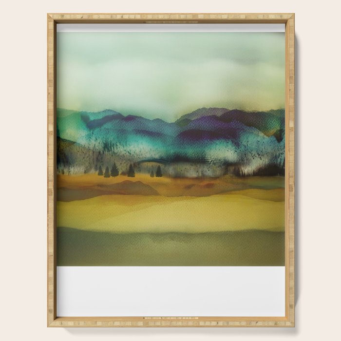 Blue Mountain Serving Tray Gallery Image 1