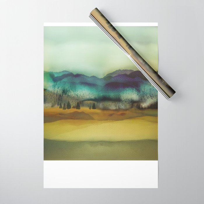 Blue Mountain Wrapping Paper Gallery Image 1