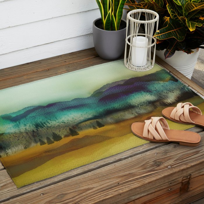 Blue Mountain Outdoor Rug Gallery Image 2