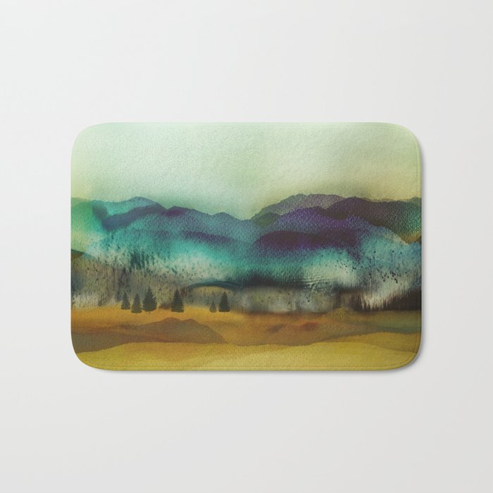 Blue Mountain Bath Mat Gallery Image 1