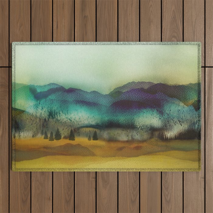 Blue Mountain Outdoor Rug Gallery Image 1