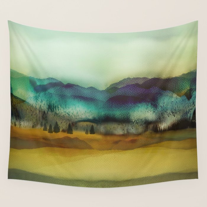 Blue Mountain Wall Tapestry Gallery Image 4