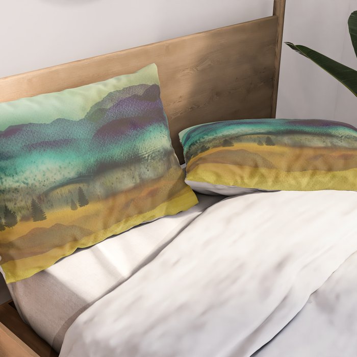 Blue Mountain Pillow Sham Gallery Image 2