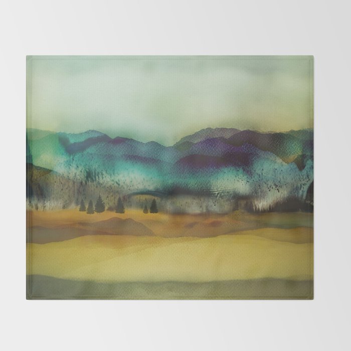 Blue Mountain Throw Blanket Gallery Image 2