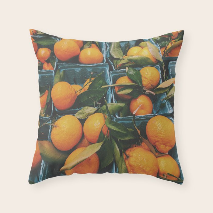 Oranges Throw Pillow Gallery Image 1
