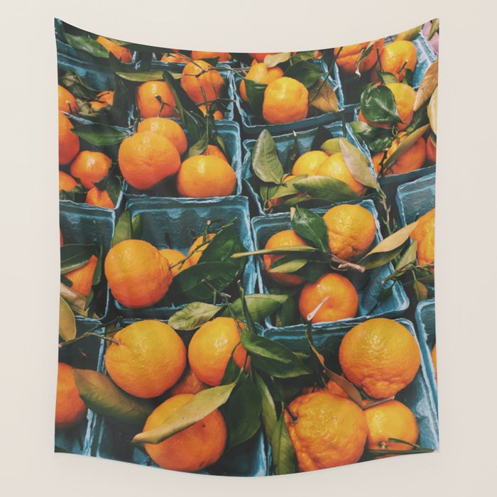 Oranges Wall Tapestry Gallery Image 1