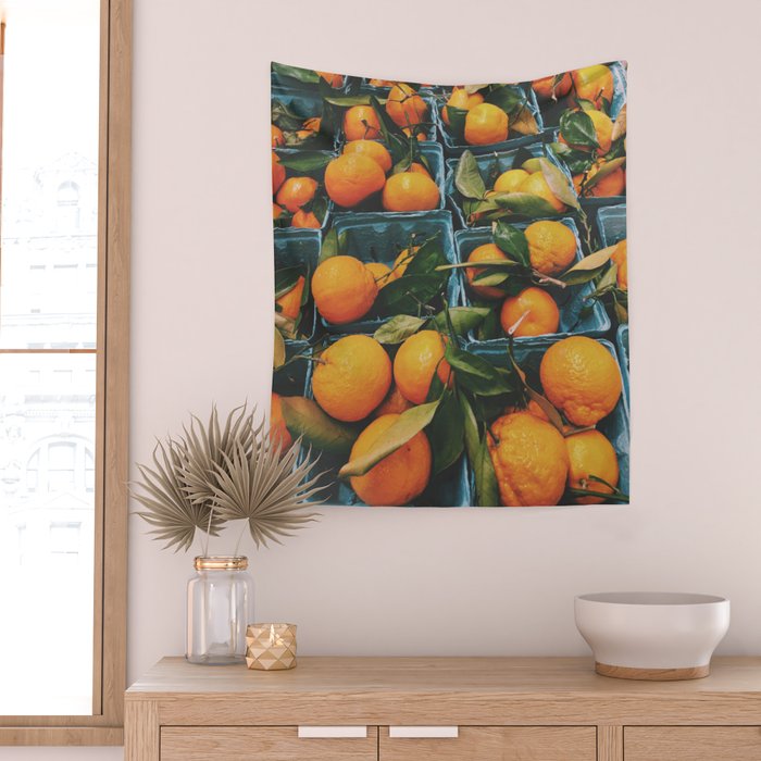 Oranges Wall Tapestry Gallery Image 2