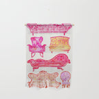 Victorian Lounge - Pink Palette Wall Hanging Gallery Image 1