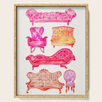 Victorian Lounge - Pink Palette Serving Tray Gallery Image 1