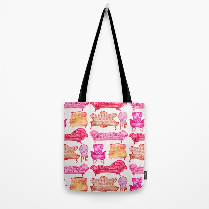 Victorian Lounge - Pink Palette Tote Bag Gallery Image 2