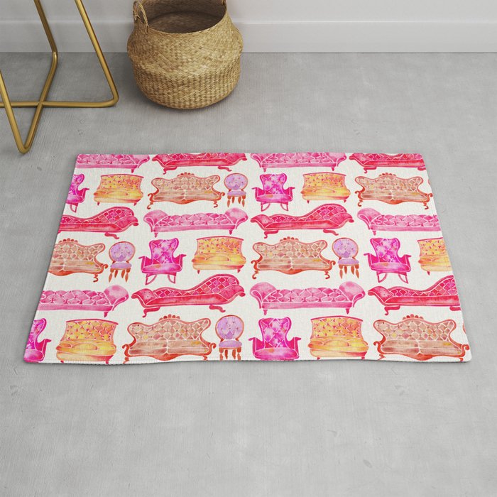 Victorian Lounge - Pink Palette Rug Gallery Image 1