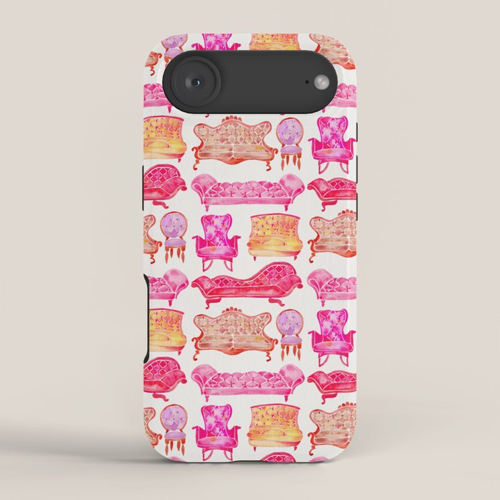Victorian Lounge - Pink Palette Iphone Case