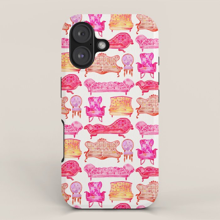 Victorian Lounge - Pink Palette iPhone Case Gallery Image 1