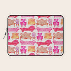 Victorian Lounge - Pink Palette Laptop Sleeve Gallery Image 1