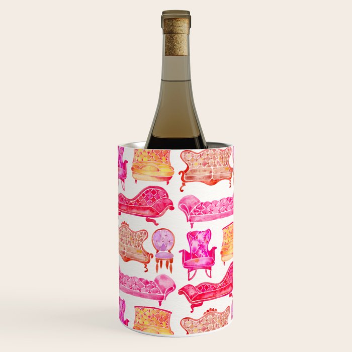 Victorian Lounge - Pink Palette Wine Chiller Gallery Image 1