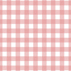 Gingham Check Pattern in Blush Pink and White Coffee Mug Gallery Image 2