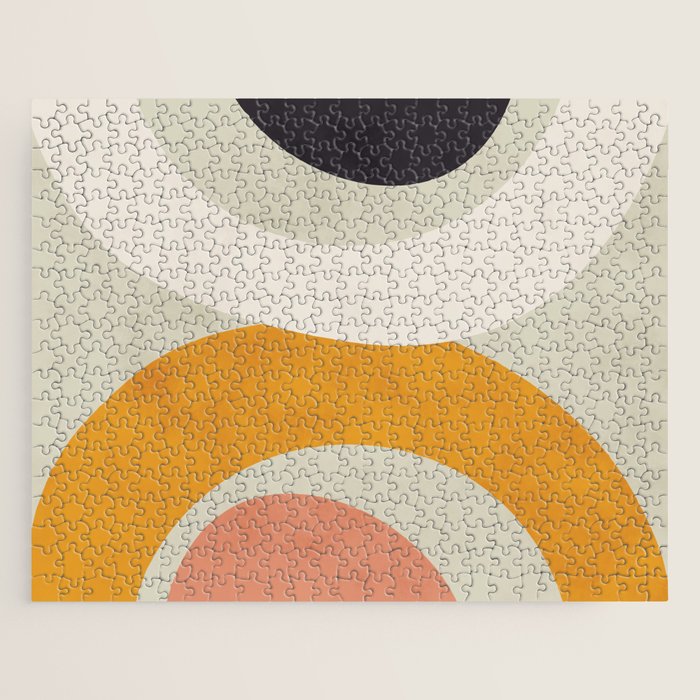 abstract modern geometric art Jigsaw Puzzle Gallery Image 1