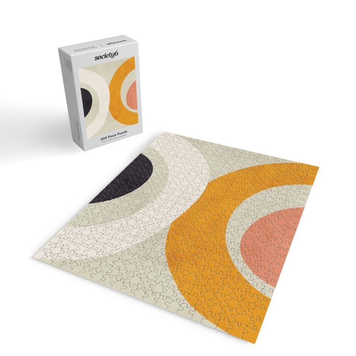 abstract modern geometric art Jigsaw Puzzle Gallery Image 2
