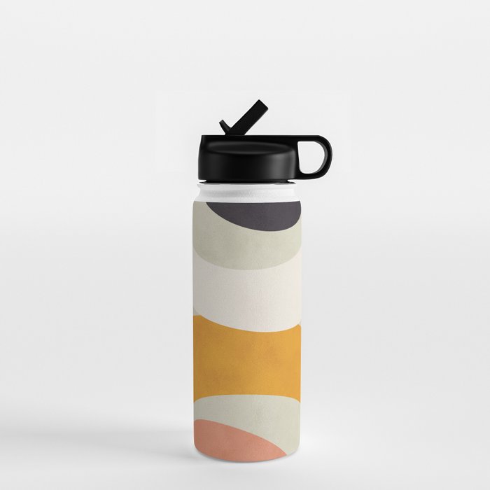abstract modern geometric art Water Bottle Gallery Image 1