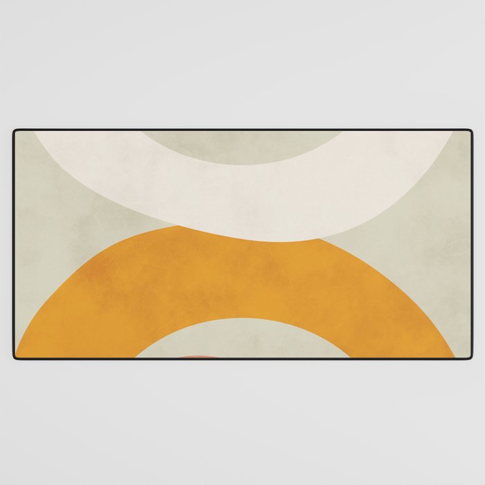 abstract modern geometric art Desk Mat Gallery Image 3